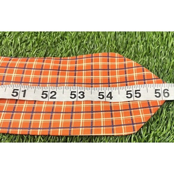 Lauren Ralph Lauren Green Label Plaid Checks Silk Men’s Neck Tie Made In USA - Picture 11 of 11